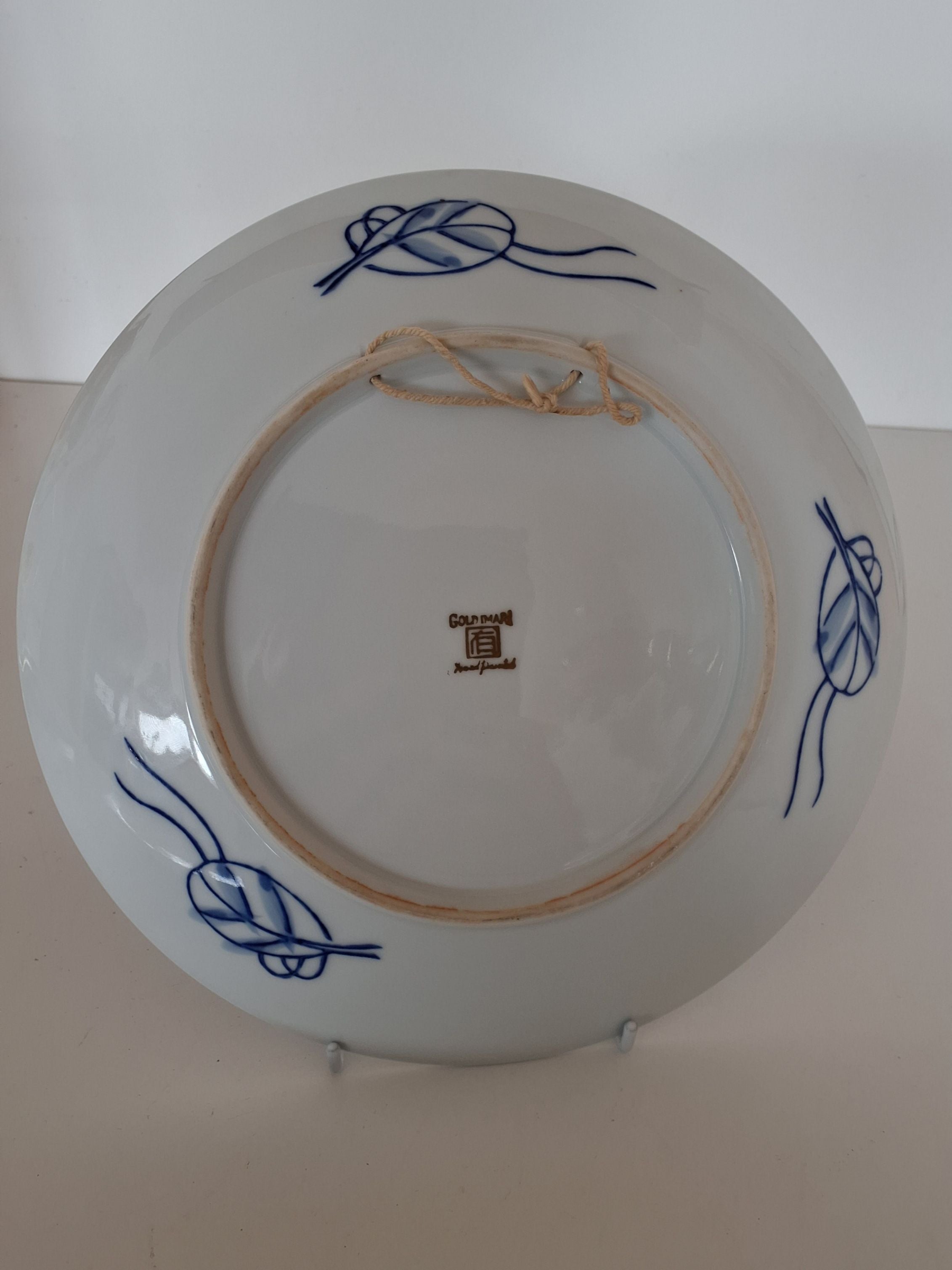 Gold Imari porcelænsfad 1